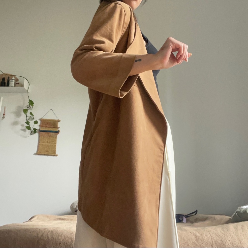 Suede coat